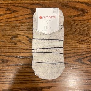 Pure Barre Oatmeal Melange Socks